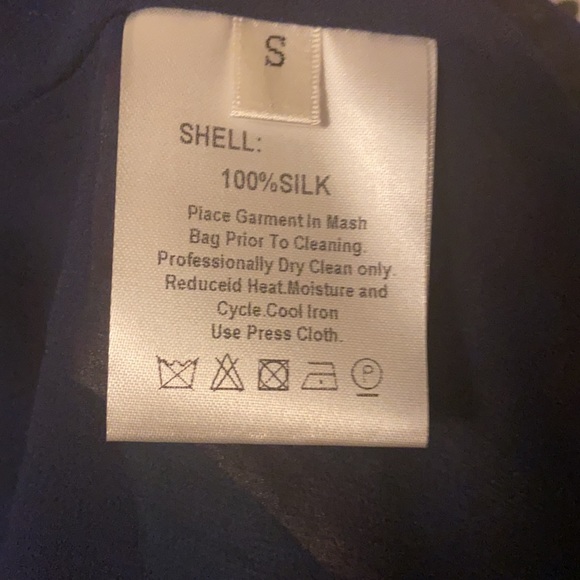 🌹Vintage %100 Silk Dress🌹Delicate & beautiful🌹 - Picture 3 of 16